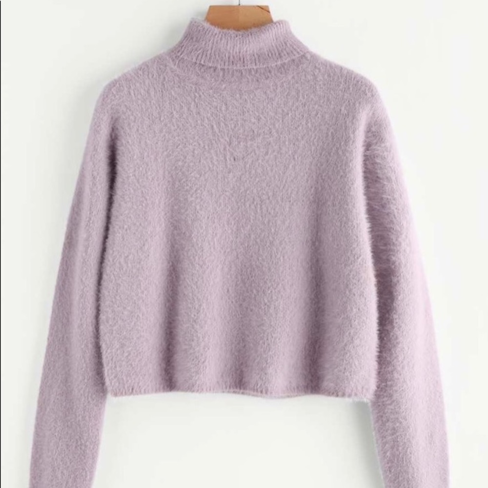 Purple Fuzzy Sweater
